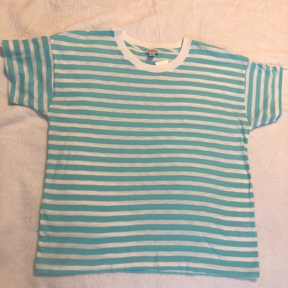 New Women’s Medium J. Crew Factory Striped T-Shirt